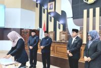 Sidang Paripurna DPRD Kabupaten Pasuruan dan Pemkab, Sepakati Raperda Perubahan APBD 2025 Menjadi Perda (Dok.Harianjatim.id)