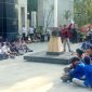 Gabungan Mahasiswa Gelar Aksi Damai di halaman DPRD Kabupaten Pasuruan (Dok. Harianjatim.id)
