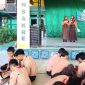 Suasana proses belajar mengajar di Aula SMPN 1 Krembung (foto : ist )