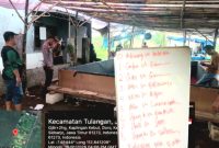Giat Razia Polsek Tulangan terhadap Perjudian Sabung Ayam pada Minggu, 18 januari 2026, pasca digrebek pada Selasa 20 januari buka lagi seperti biasa tertera di papan ada 8 kali pertarungan (foto :ist)