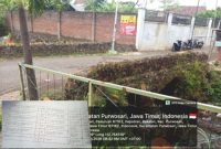 Kondisi Jembatan Desa yang akan mau dibangun (Dok.Harianjatim.id )
