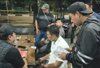 Patroli URC Polresta Pasuruan Kota saat gagalkan dugaan aksi Pemerasan di Panggungrejo  (foto : ist)