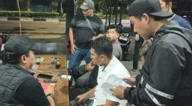 Patroli URC Polresta Pasuruan Kota saat gagalkan dugaan aksi Pemerasan di Panggungrejo  (foto : ist)