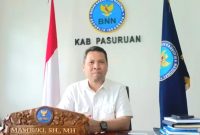 Kepala Badan Narkotika Nasional (BNN) Kabupaten Pasuruan, Masduki SH.MH  (Dok. Harianjatim.id)