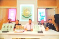 Kejari Pasuruan Gelar Press release Penetapan tersangka kasus dugaan korupsi PTSL Desa Wonosari, Kecamatan Tutur, Kabupaten Pasuruan (Dok.Harianjatim.id )
